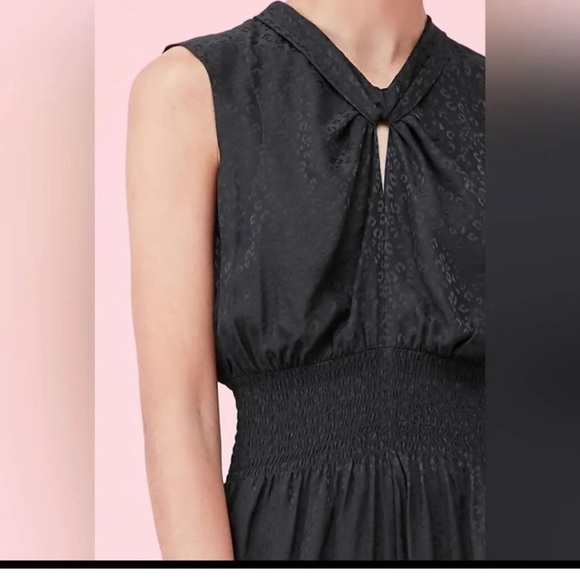 Rebecca Taylor jumpsuit black hearts silk NWT small - Picture 3 of 16